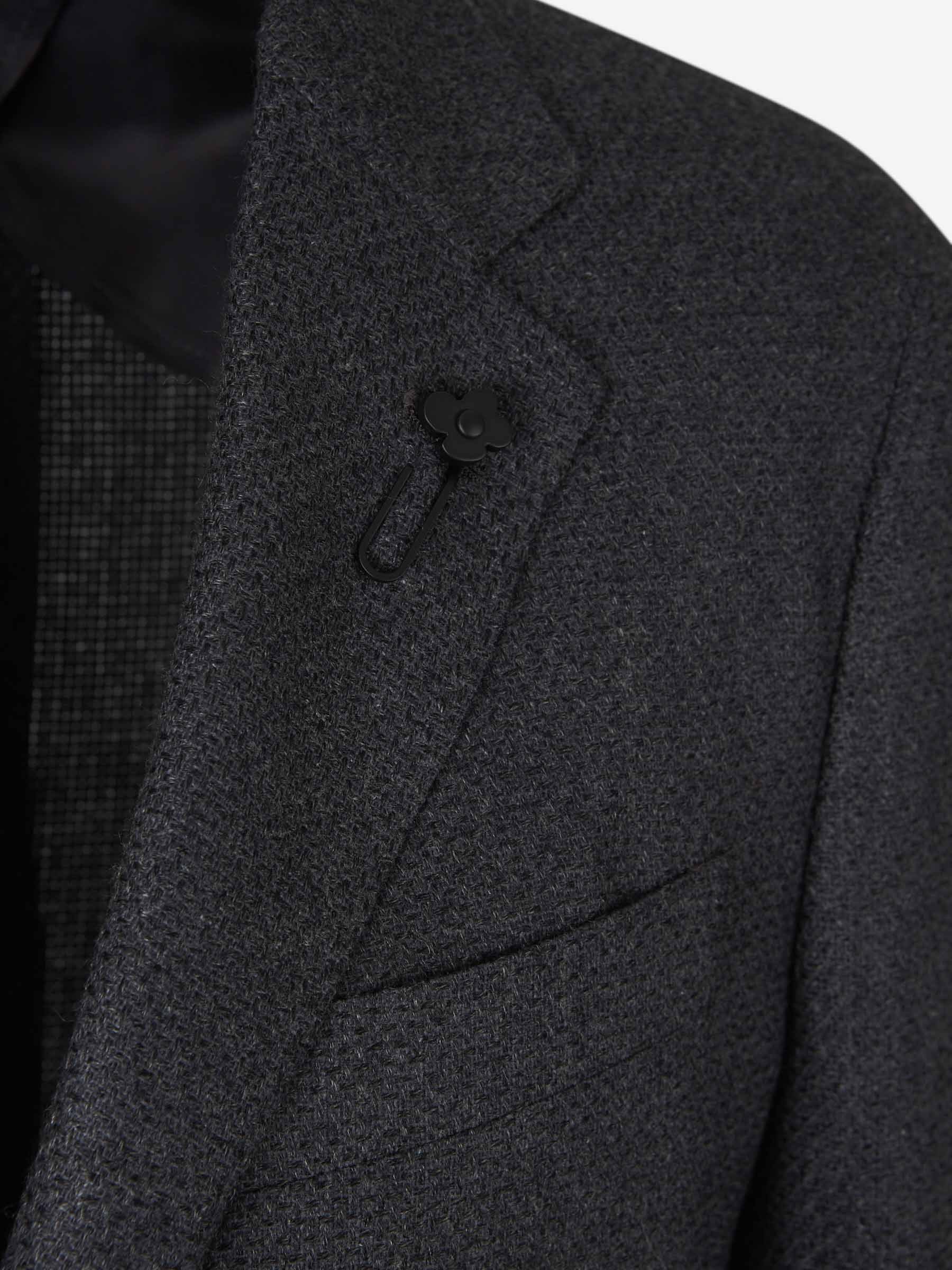 Lardini Single-breasted Blazer In Black