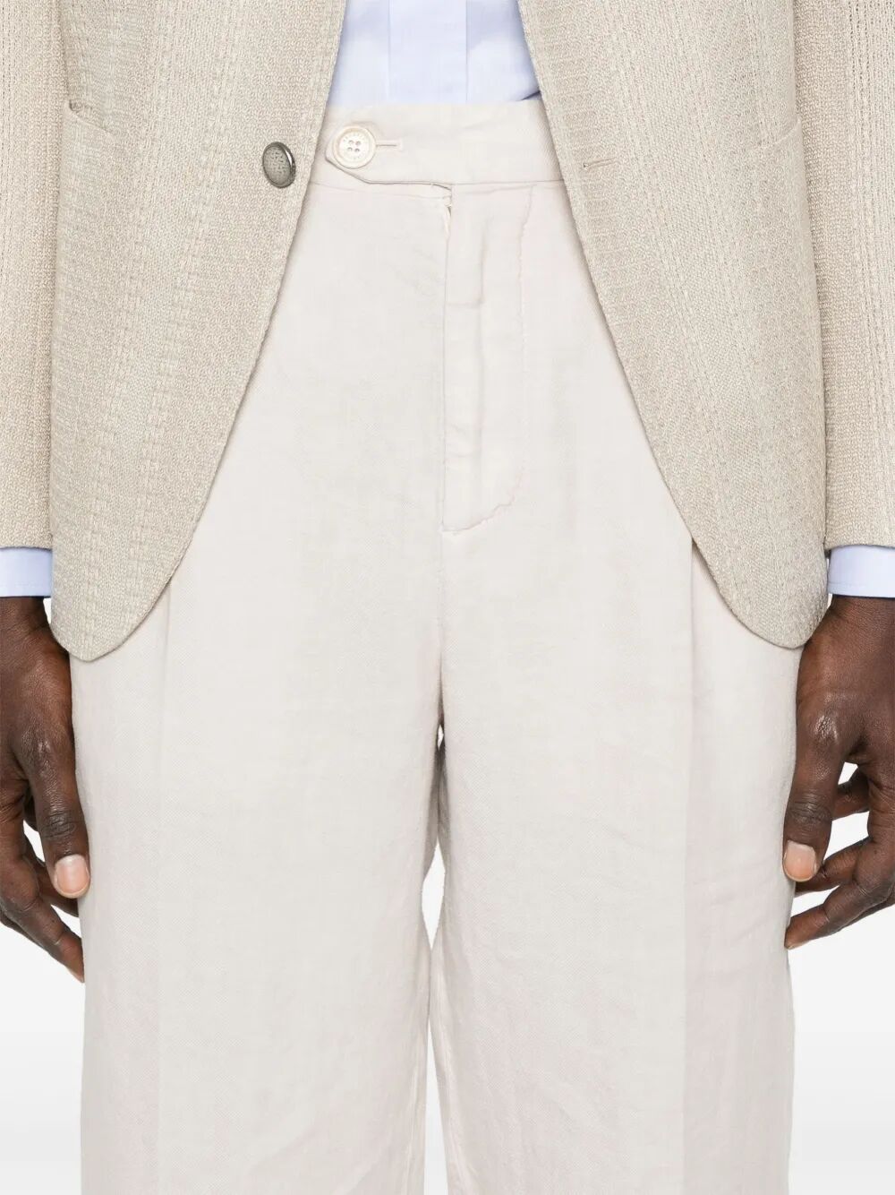 Brunello Cucinelli Men Garment-dyed Pants