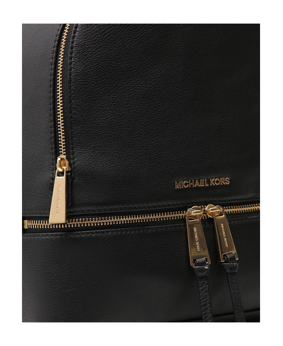 Michael Kors Medium Rhea Backpack In Black