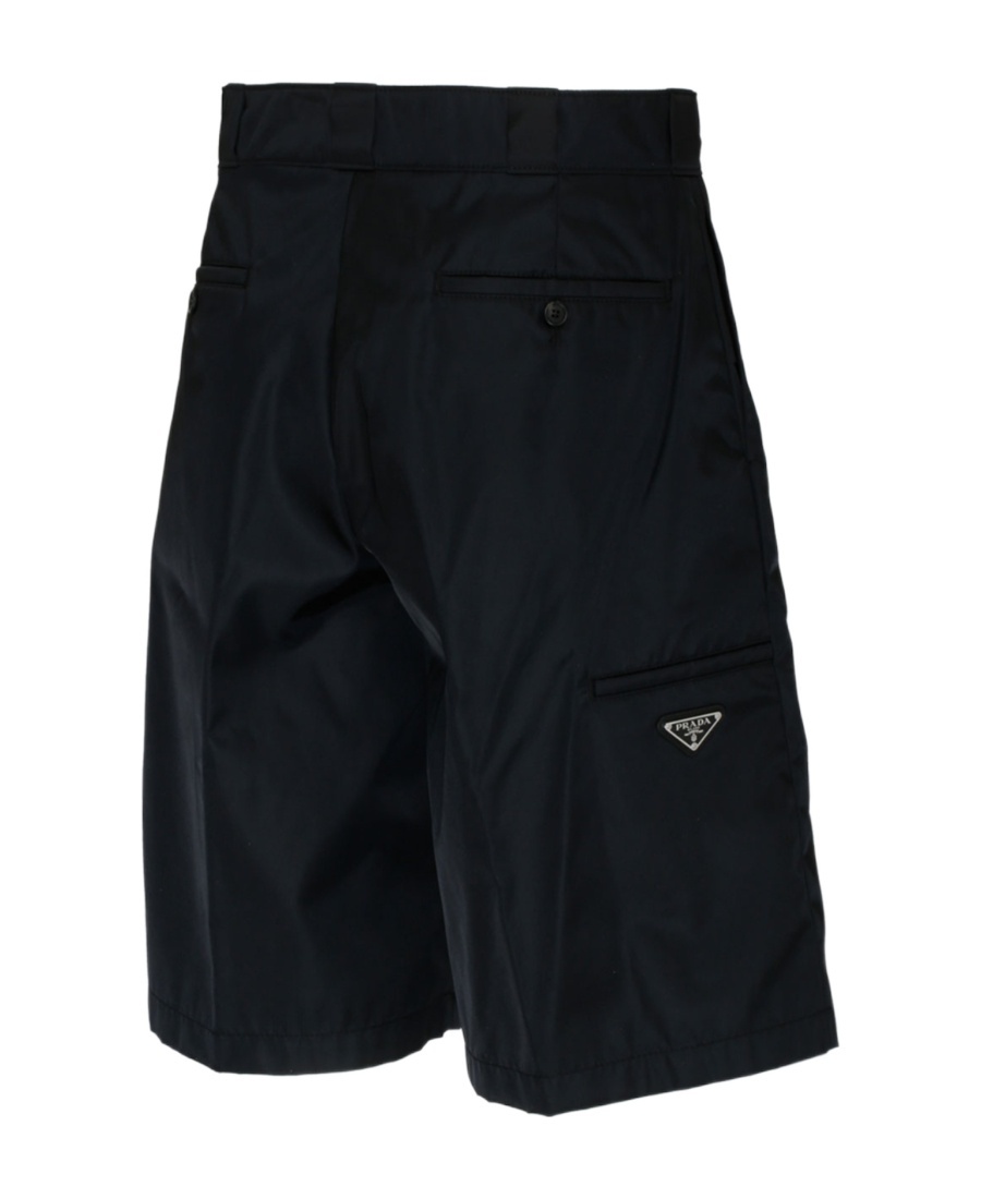 Prada Logo Shorts In Black