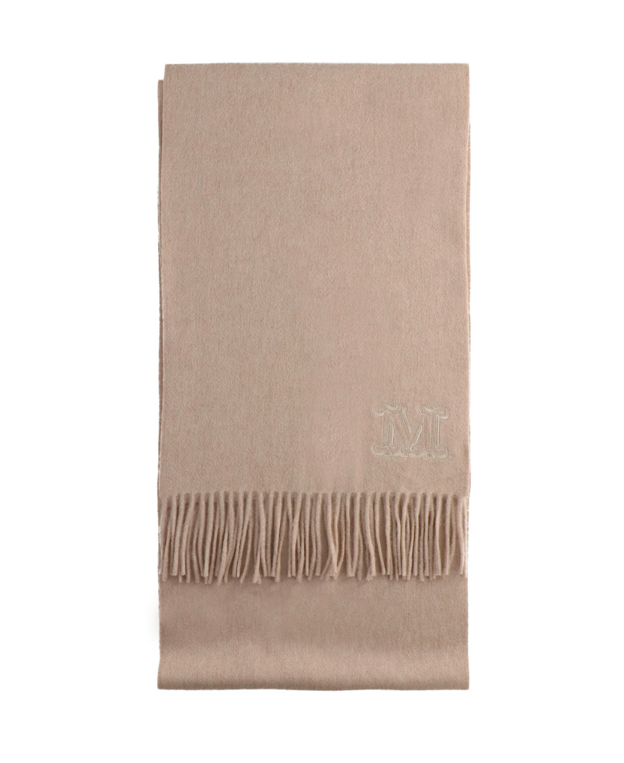 Max Mara Logo Scarf In White