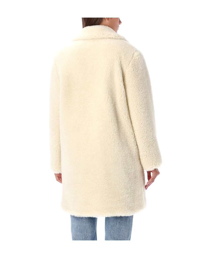 Apc A.p.c. 'nicolette' Teddy Coat In Nude