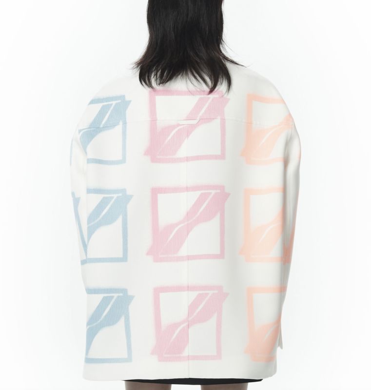 We11 Done Logo Suit Jacket In White
