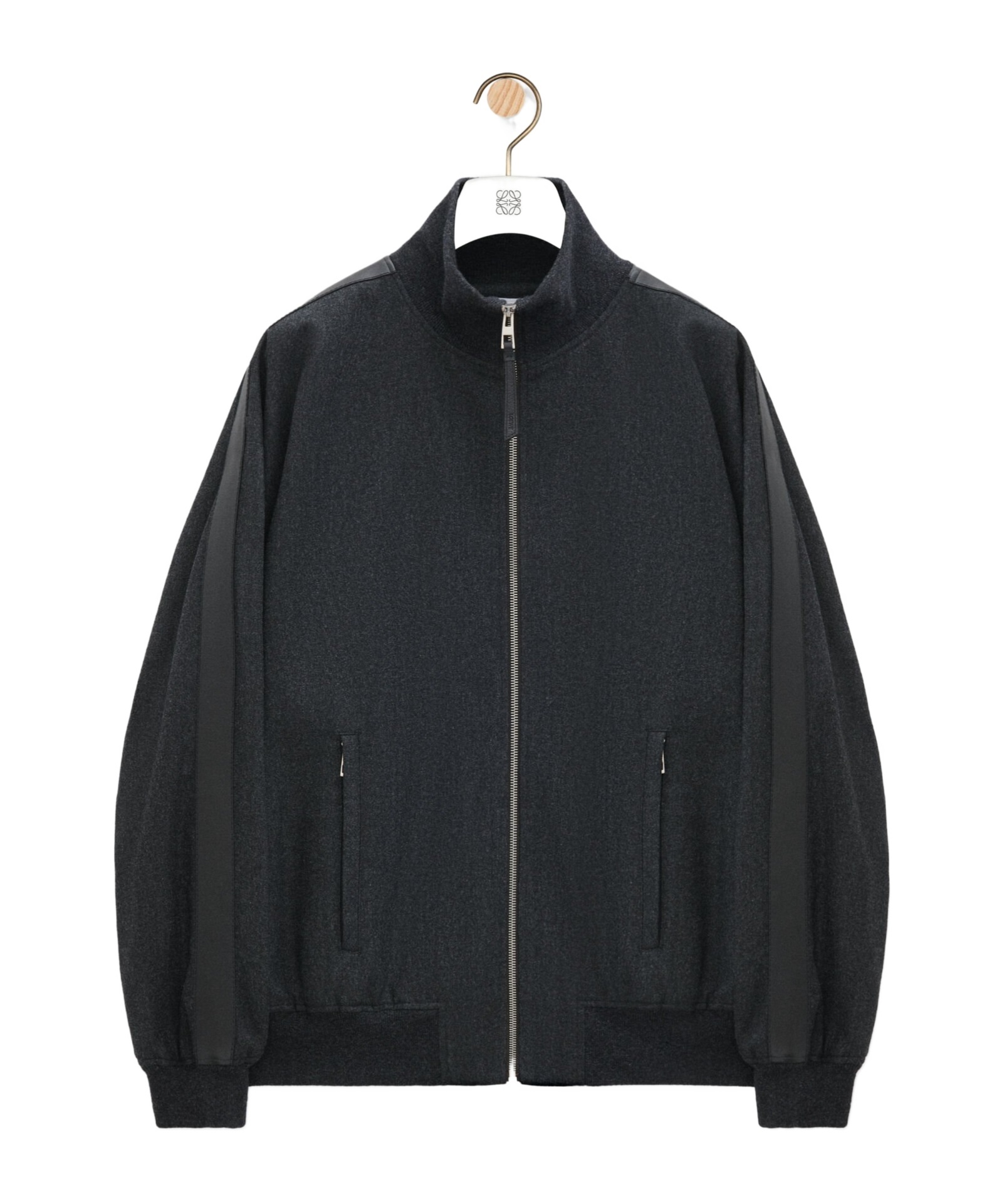 Loewe Long-sleeved Casual Jacket In Black