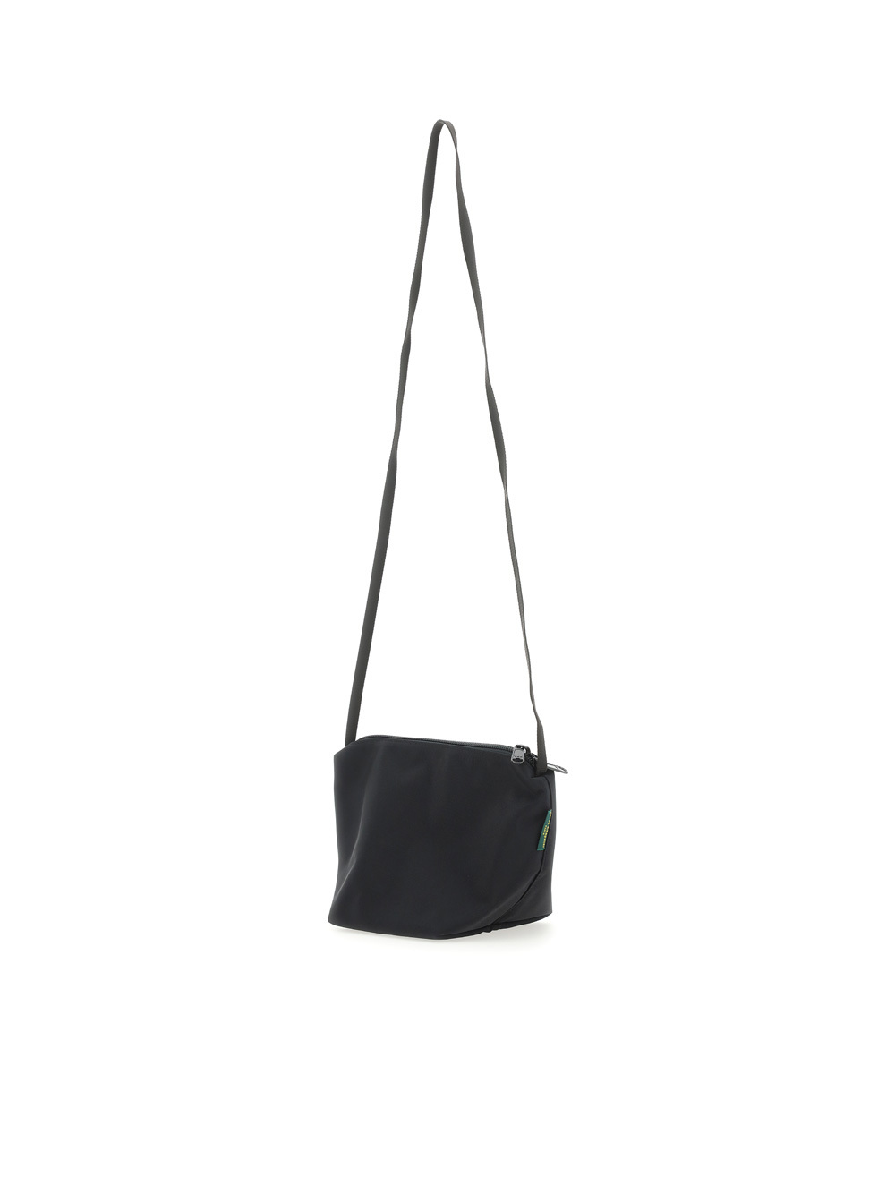 Herve Chapelier Zippered Shoulder Bag In Black