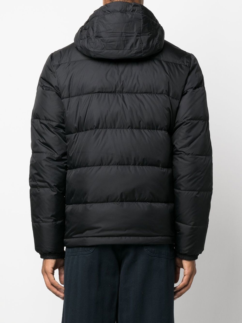 Aspesi Padded Zip-up Jacket In Black