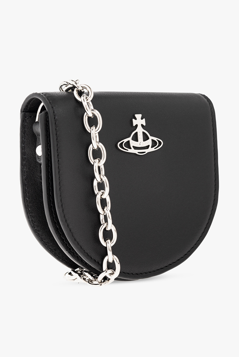 Vivienne Westwood Small Saddle Belt Bag In Black
