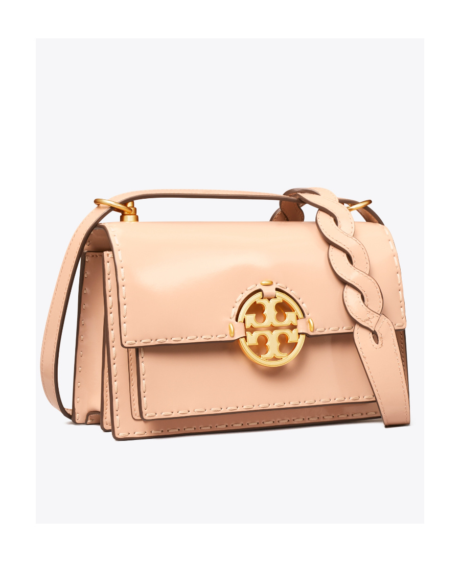 TORY BURCH LOGO-PLAQUE SHOULDER BAG