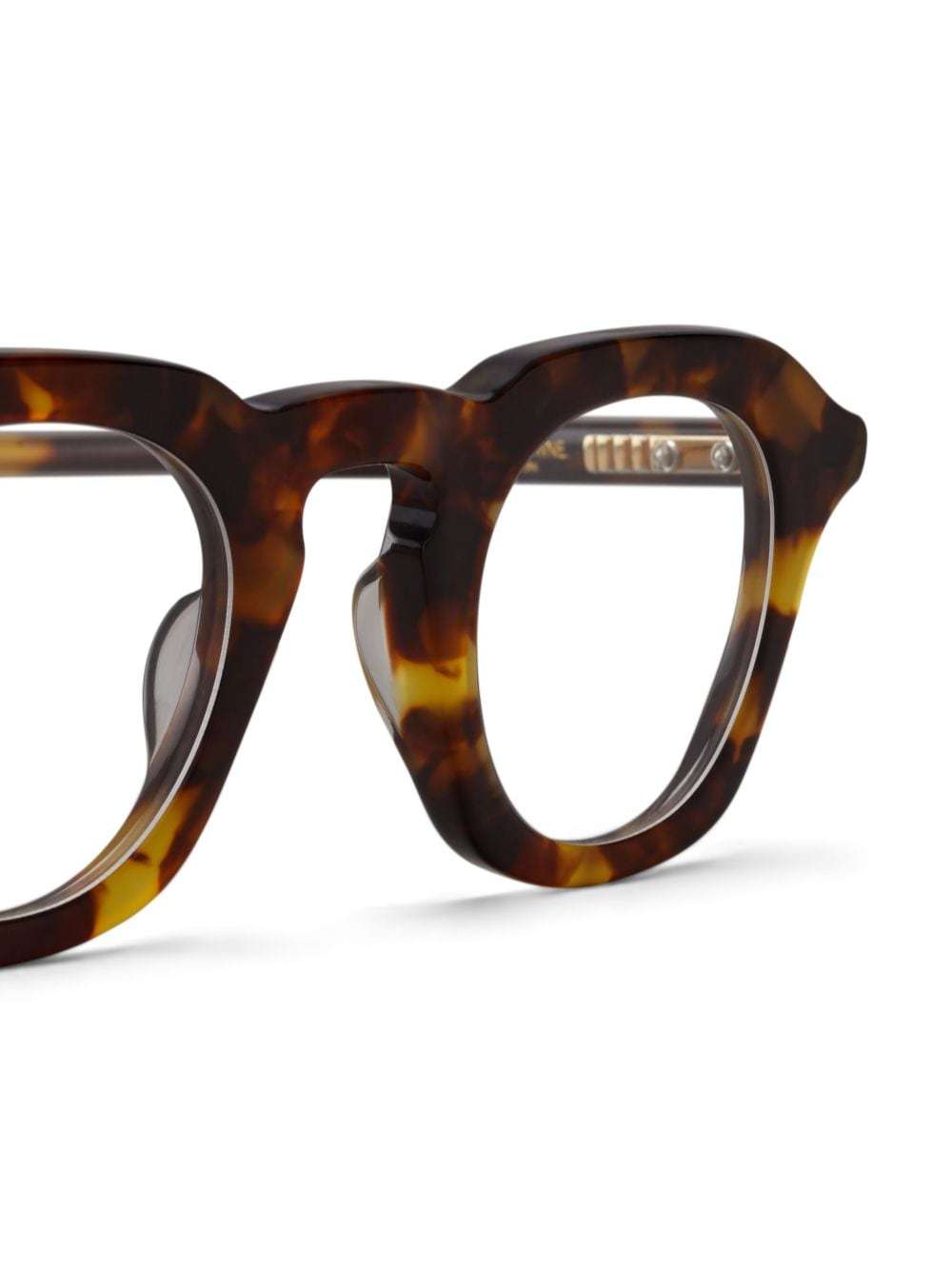 Thom Browne Tortoiseshell Square-frame Glasses In Brown