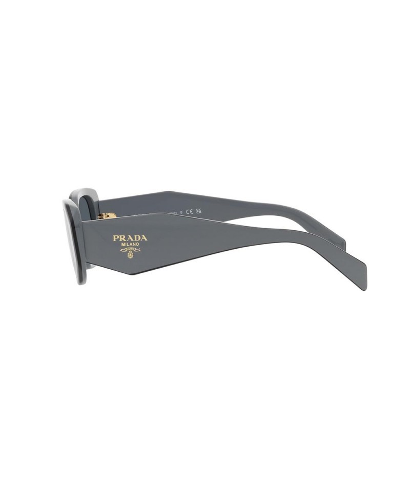 Prada Pr 17ws 11n09t Rectangle Sunglasses In Gray