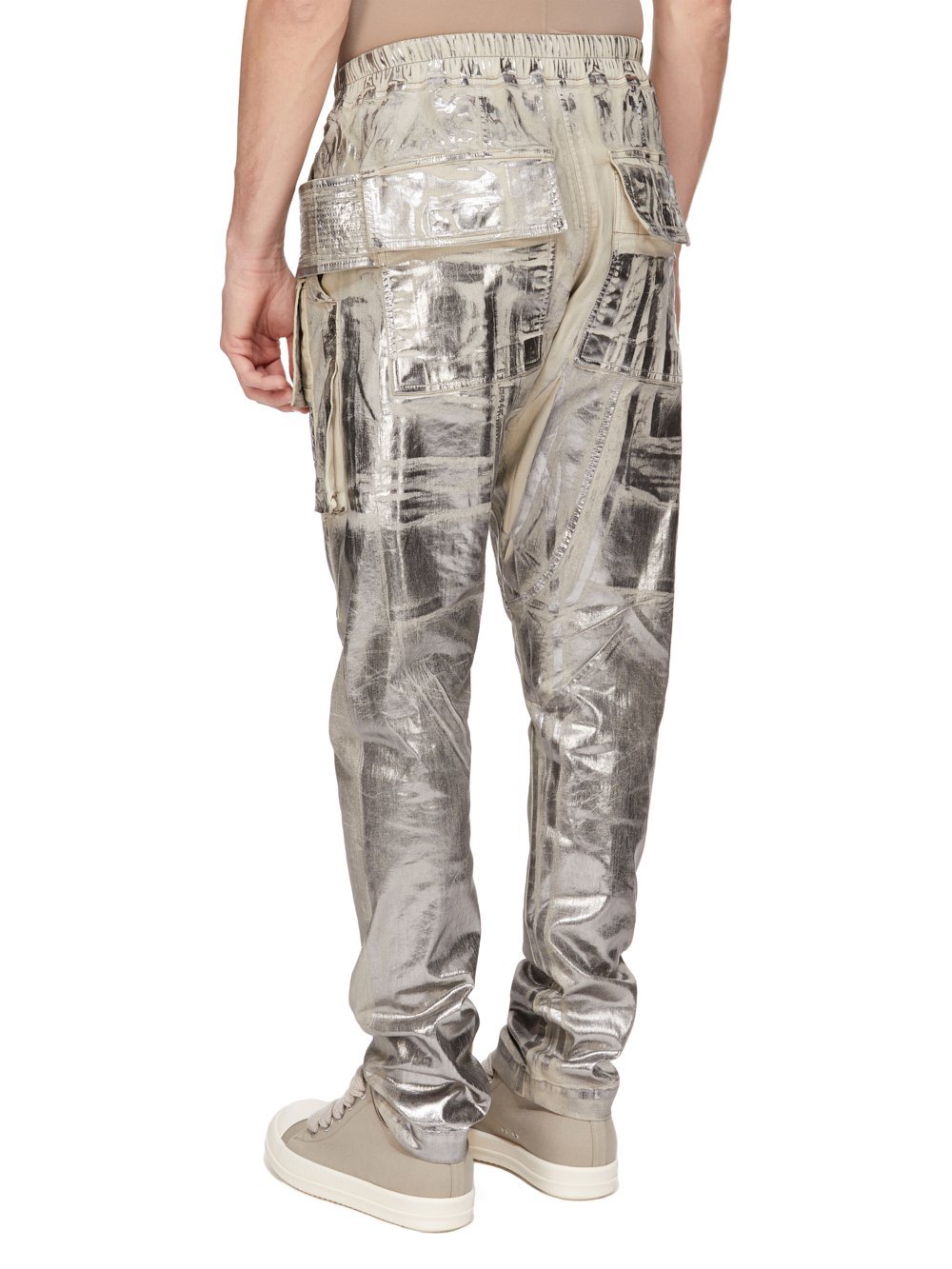 Rick Owens Drkshdw Work Casual Pants In Gray