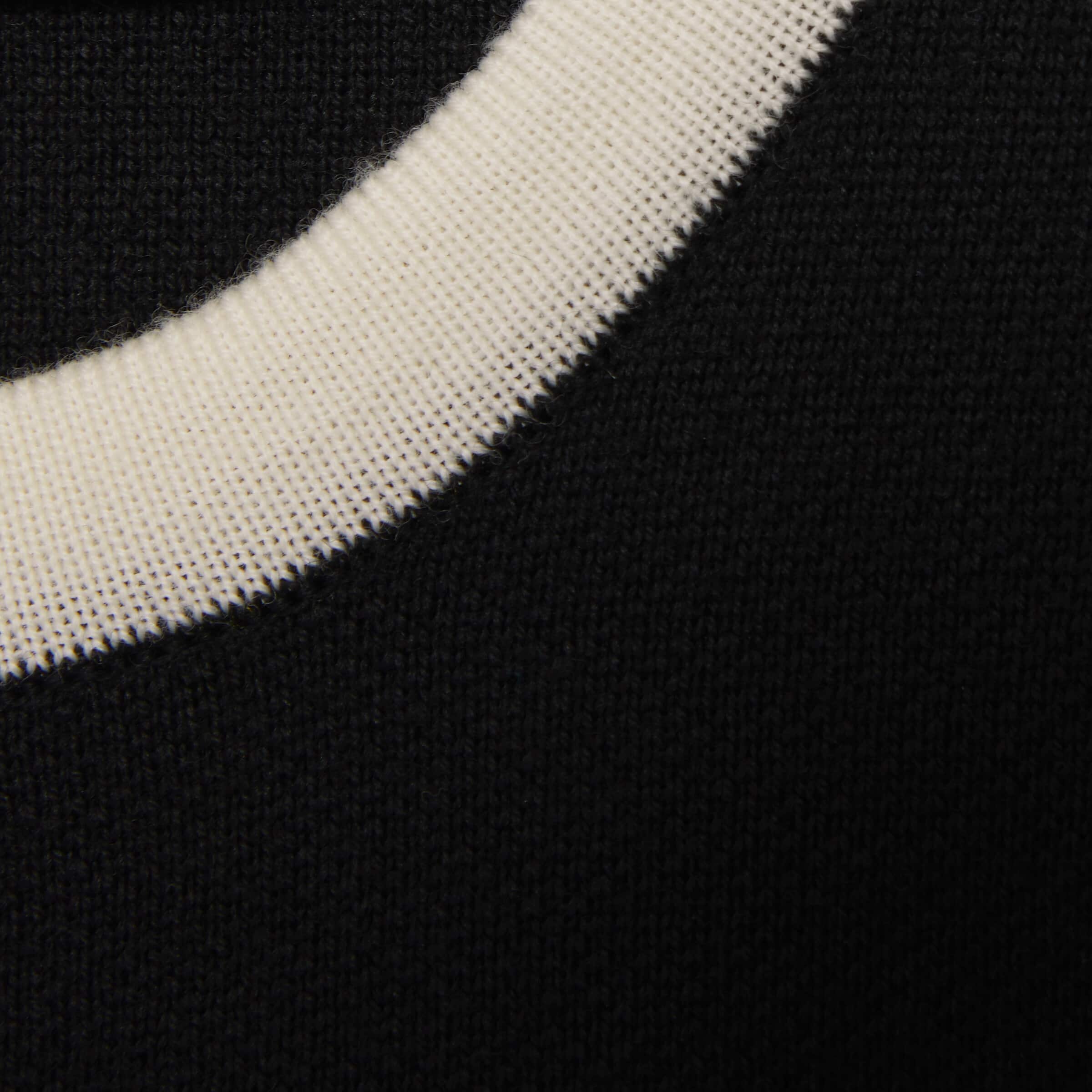 Shop Gucci Knitted Wool Top In Black