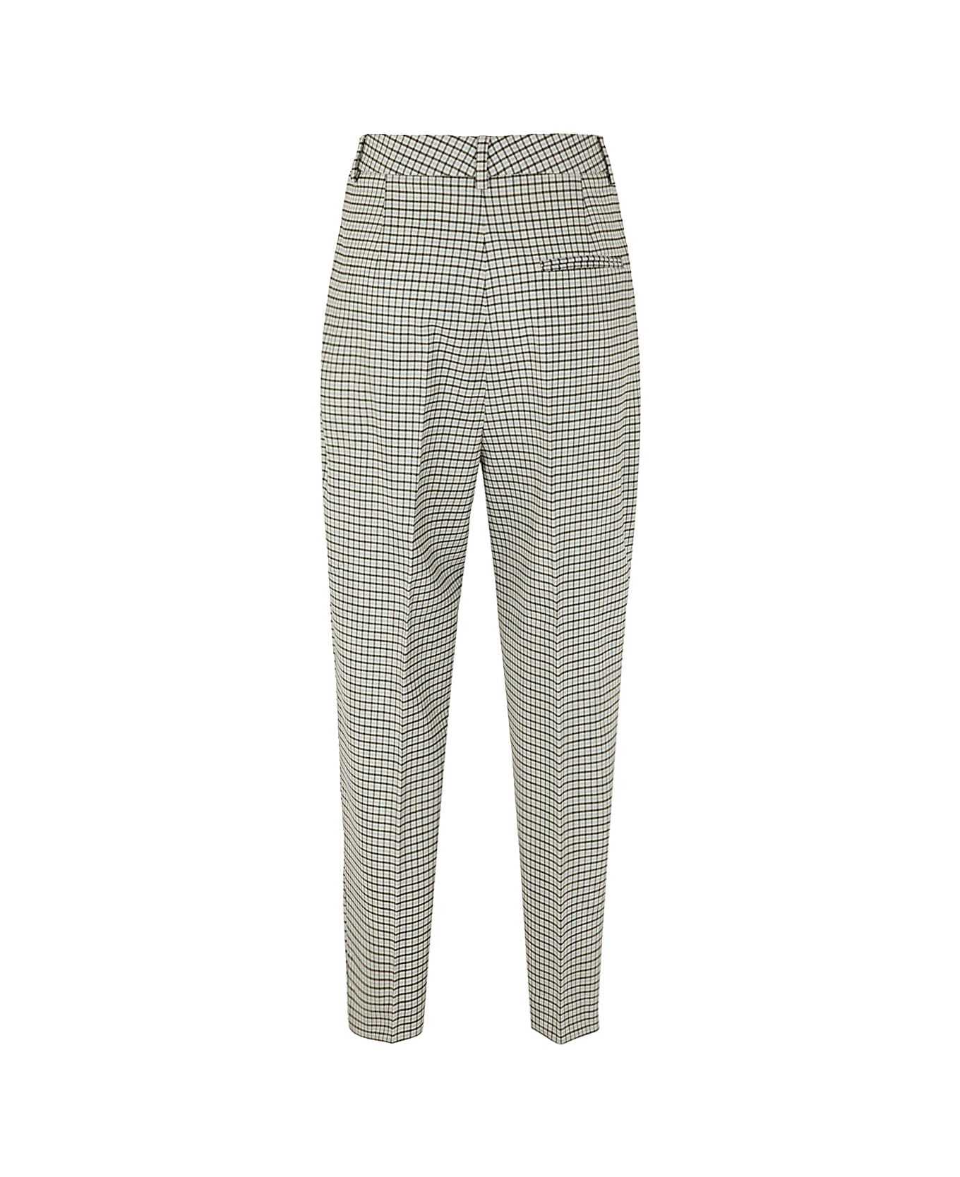 Alberto Biani Cropped Virgin Wool Trousers