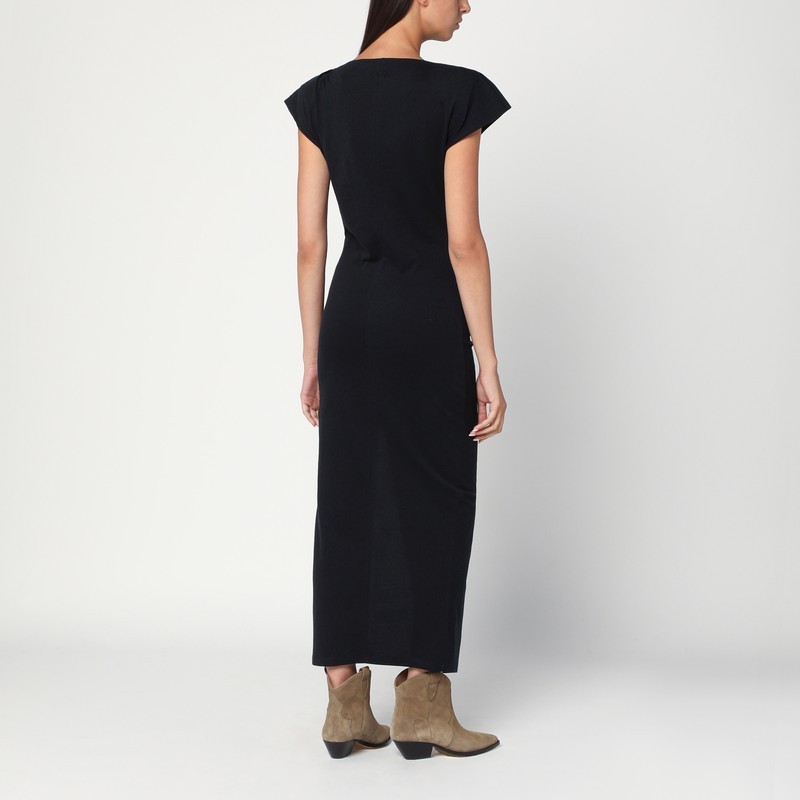 Isabel Marant Nadela Dress In Cotton In Black
