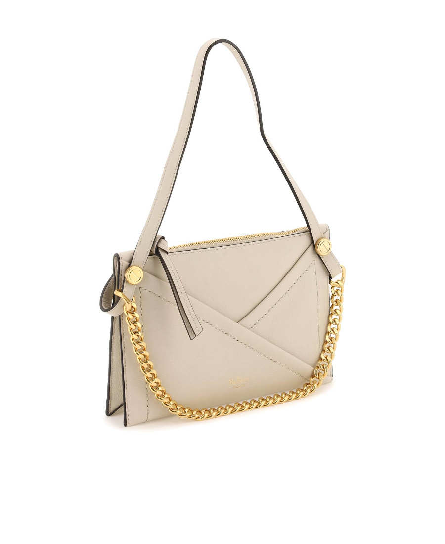 Mulberry Chain-handle Leather Satchel Bag In Nude