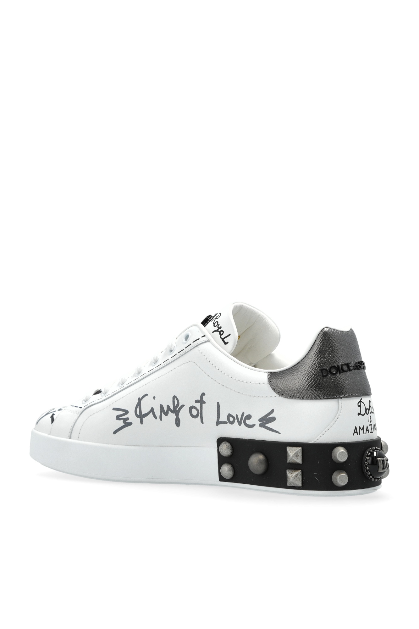 Dolce & Gabbana Portofino Calfskin Sneakers