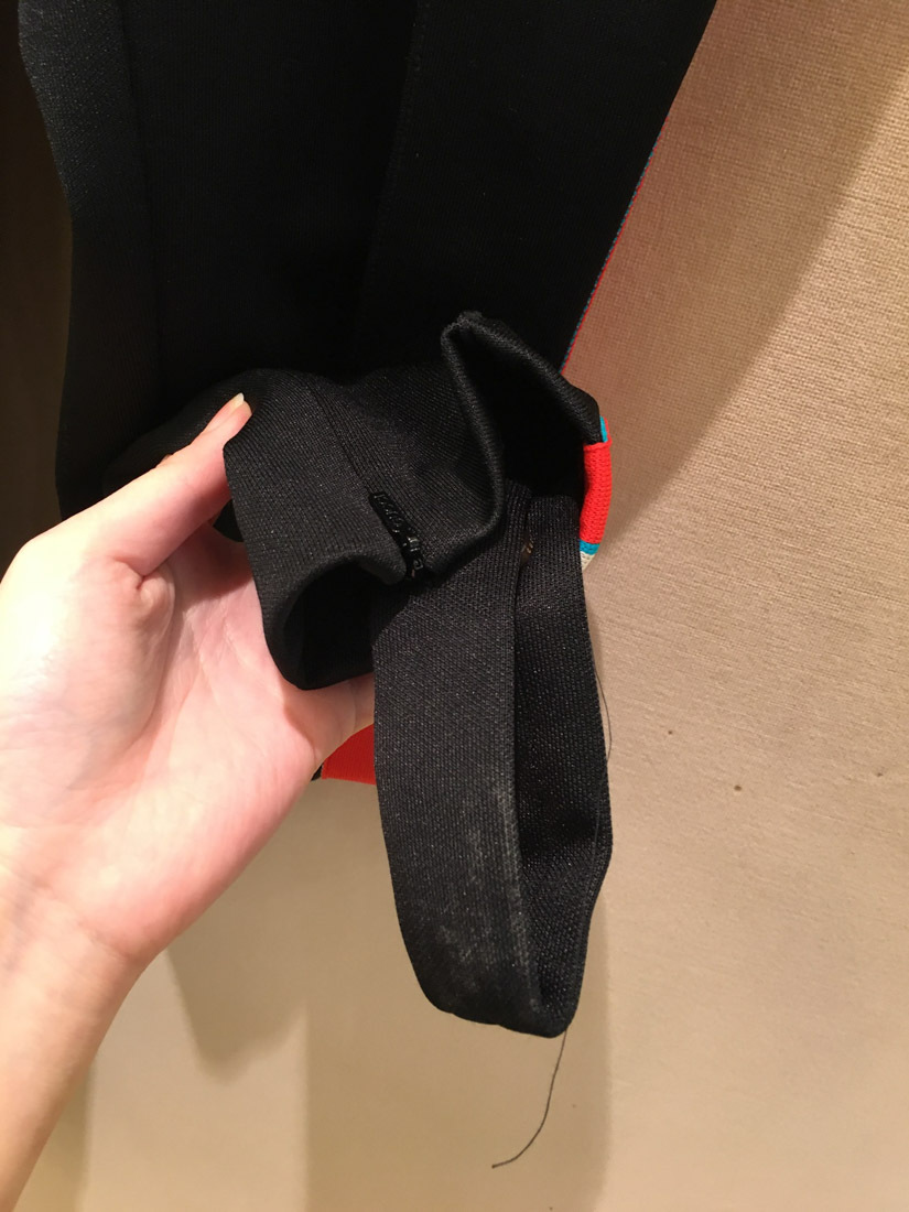 Gucci Technical Side Striped Foot Leggings In Black