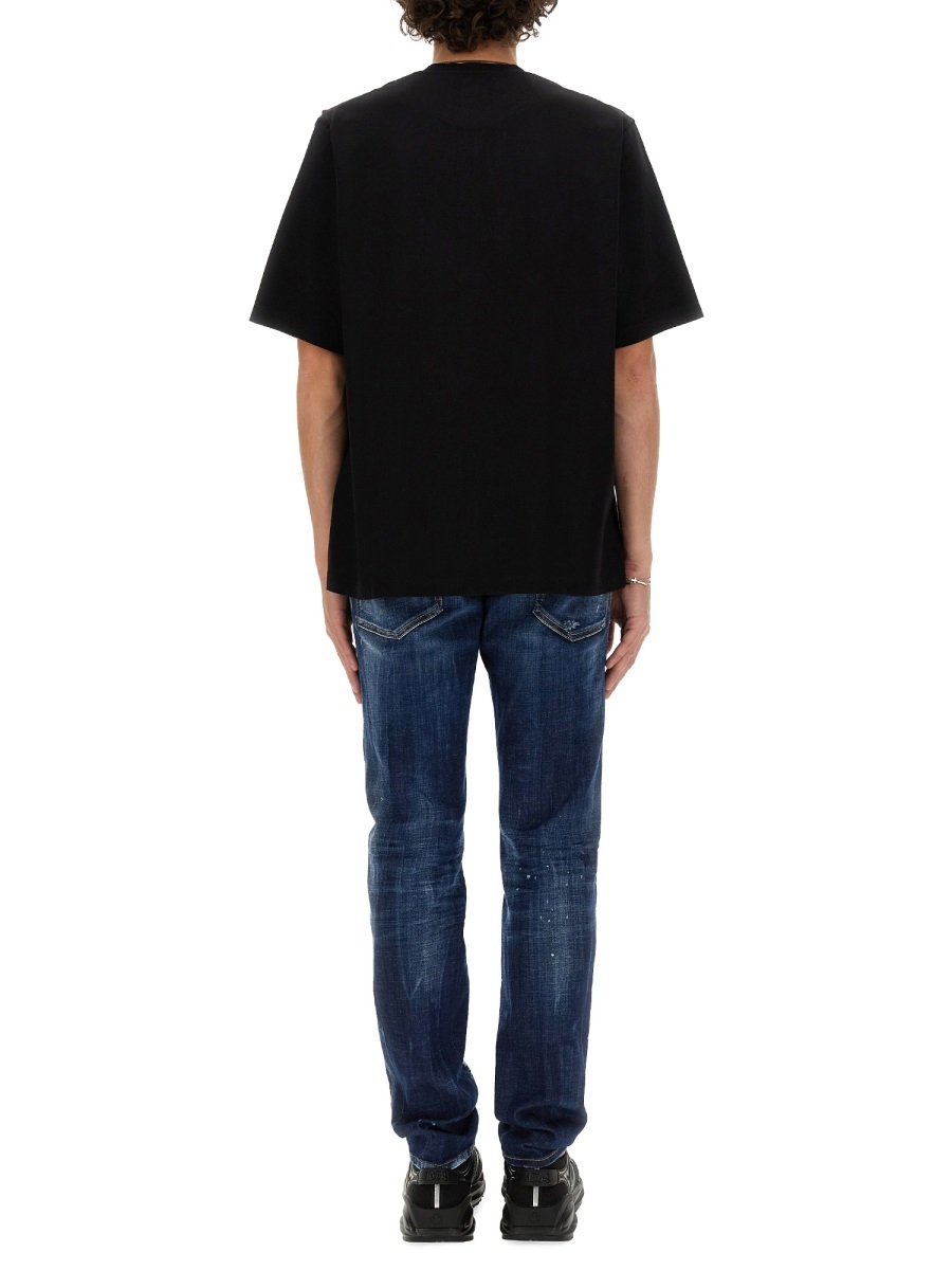 Dsquared2 Dsquared Men "dsq2" Loose Fit T-shirt In Black