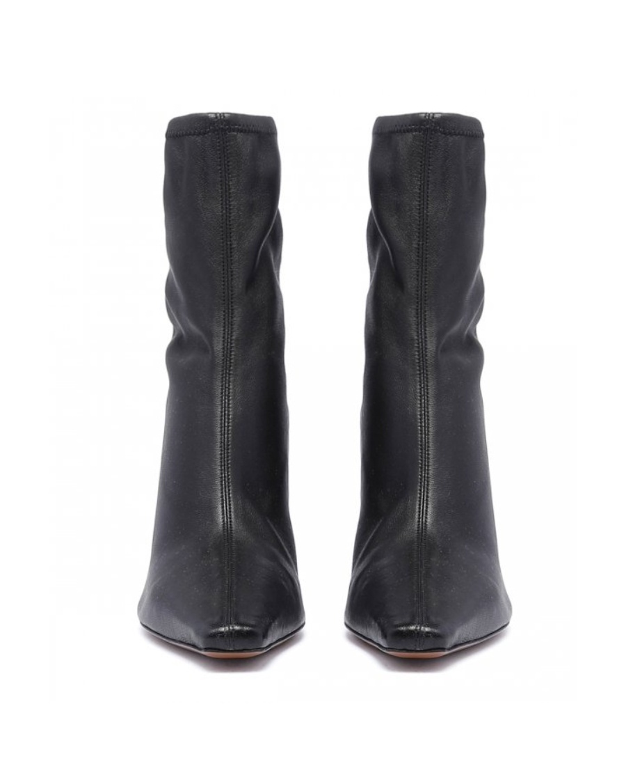 Neous Ran Stretch-design Leather Boots In Black