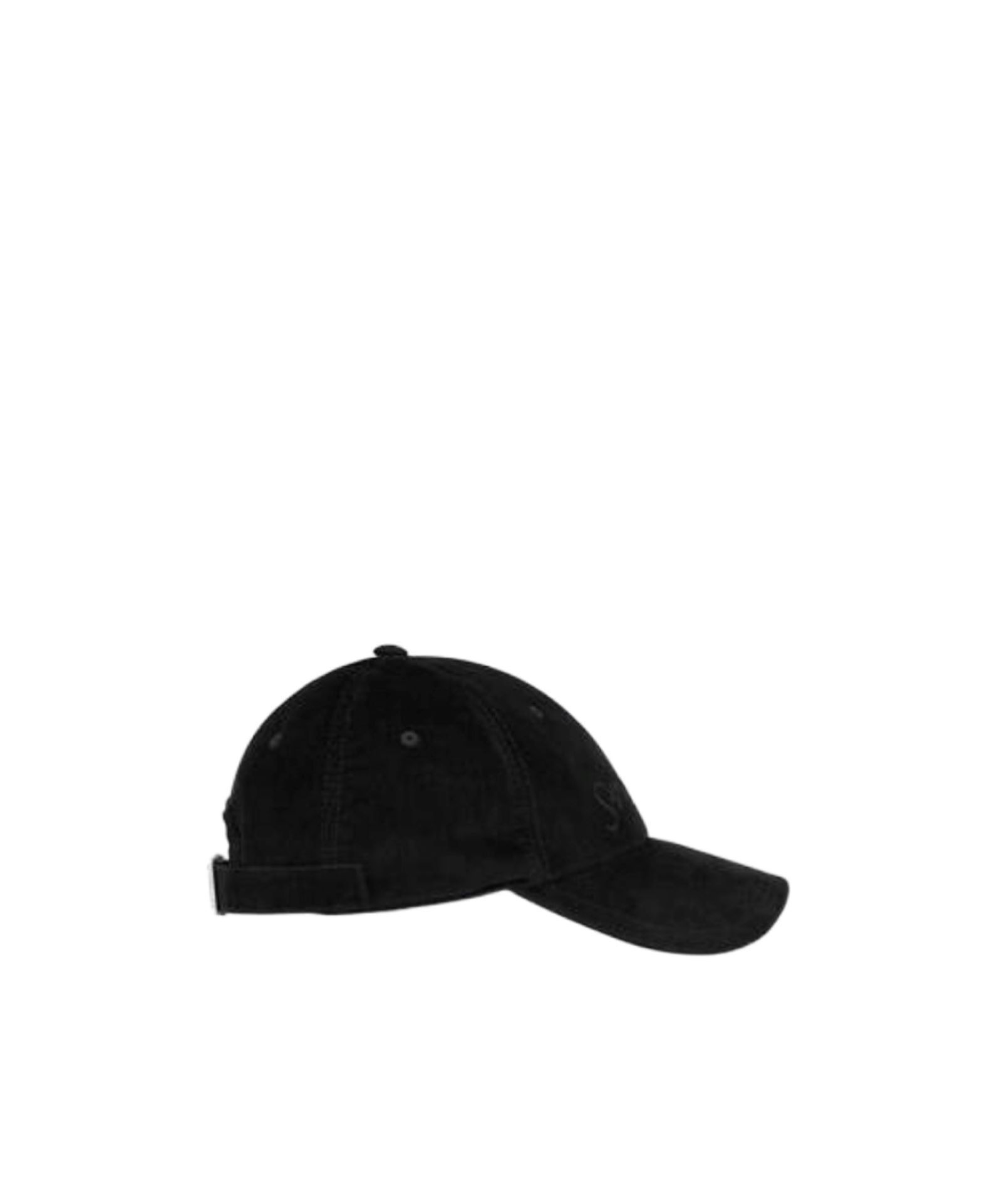 Saint Laurent Branded Baseball Cap Adjustable Strap In Black