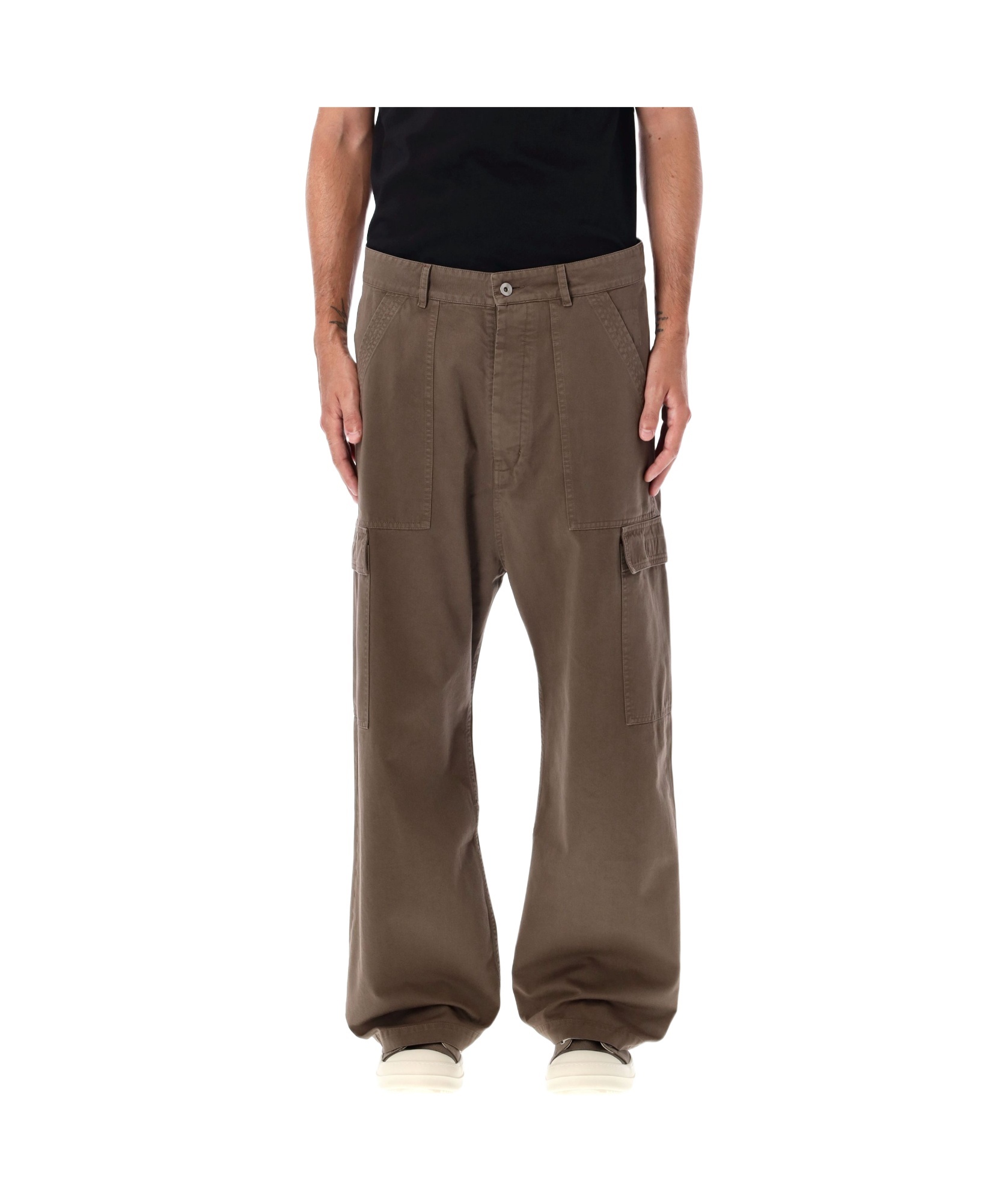 RICK OWENS DRKSHDW ORGANIC COTTON CARGO PANTS