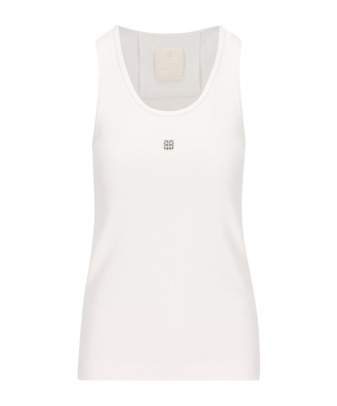 Givenchy Cotton Slim Tank Top In White