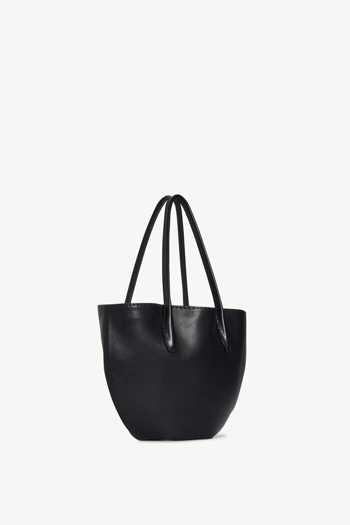 The Row Double Handle Handbag In Black