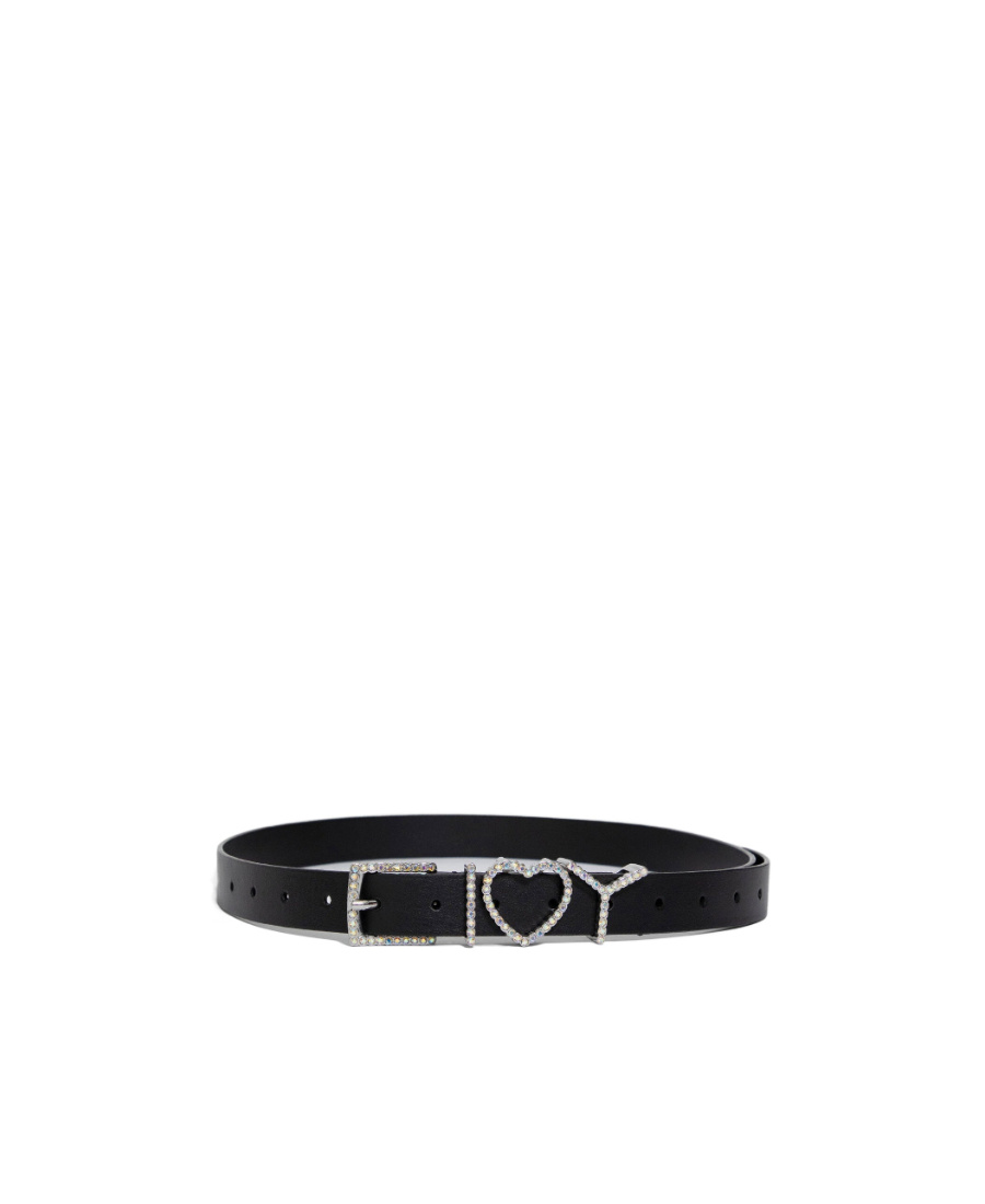 Y/project Logo Belt In Black