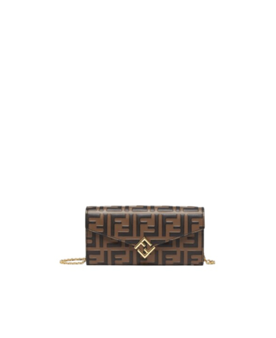 Fendi Ff Diamonds Long Purse In Multicolor