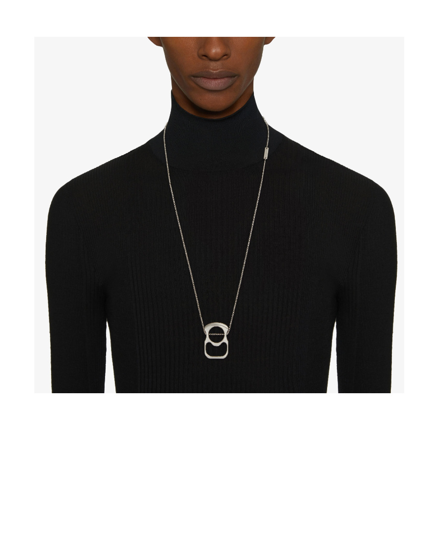 Givenchy G Can Necklace In White