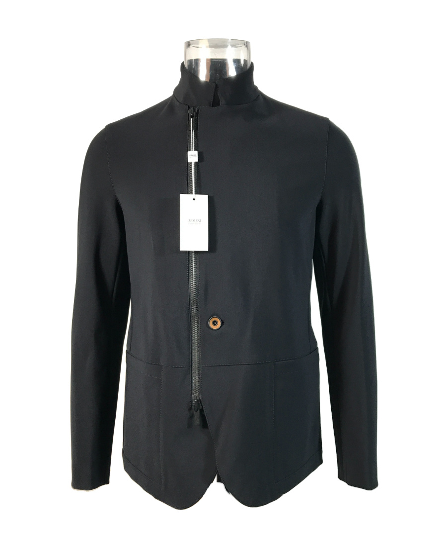ARMANI COLLEZIONI LONG-SLEEVED CASUAL JACKET