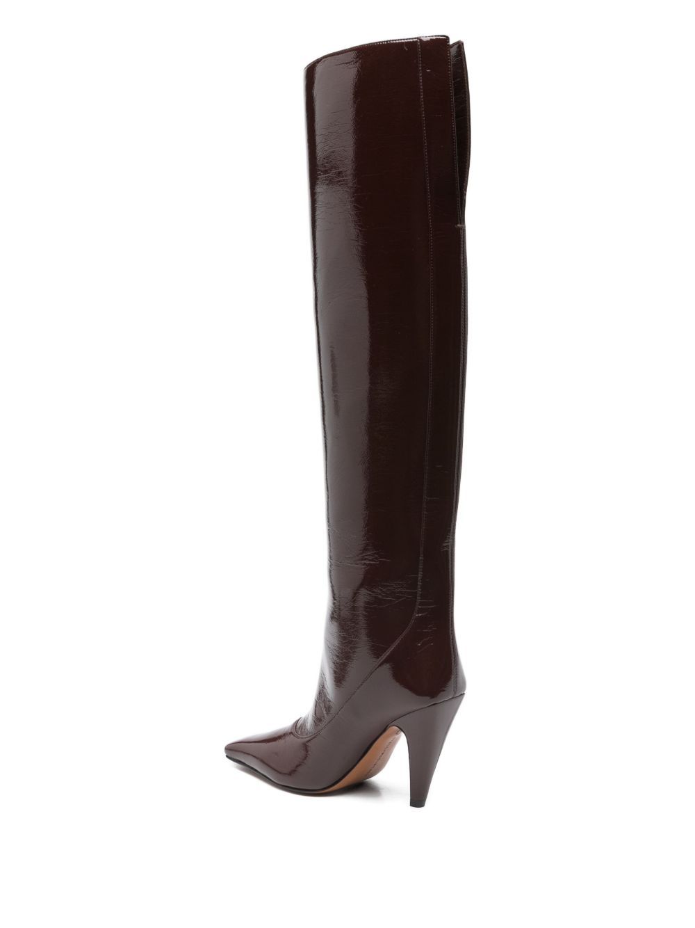 Stella Mccartney Stiletto Boots In Brown