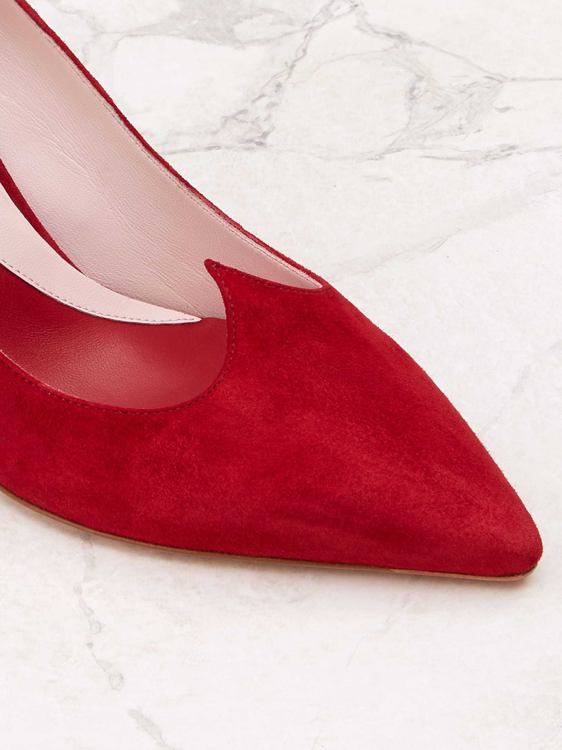 Roger Vivier Woman Pumps Red Size 8 Textile Fibers In Red