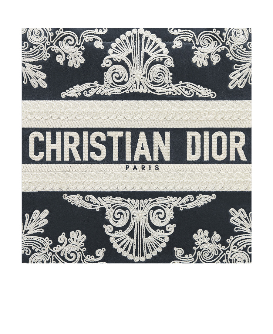 Dior Pattern Embroidered Handbag