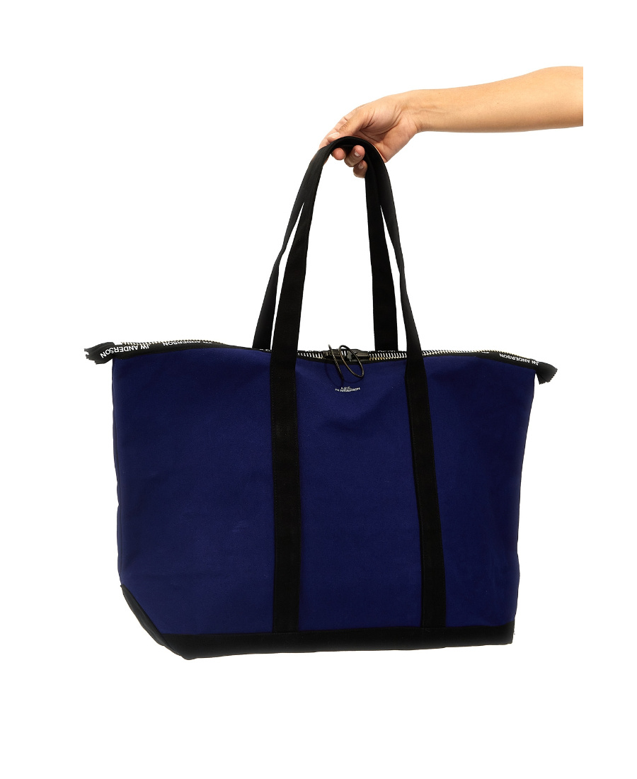 Apc X Jw Anderson Logo-print Tote Bag In Blue