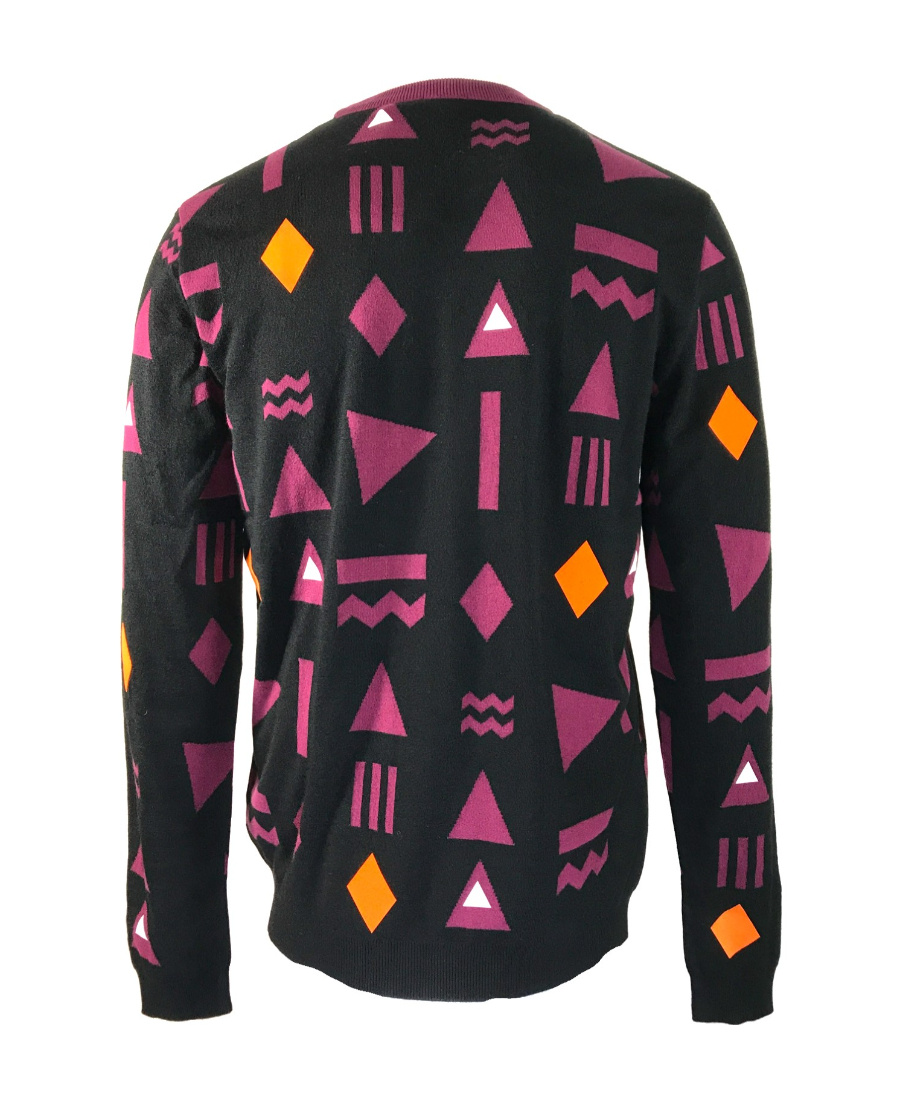 Kenzo Round Neck Knitted Sweater In Black