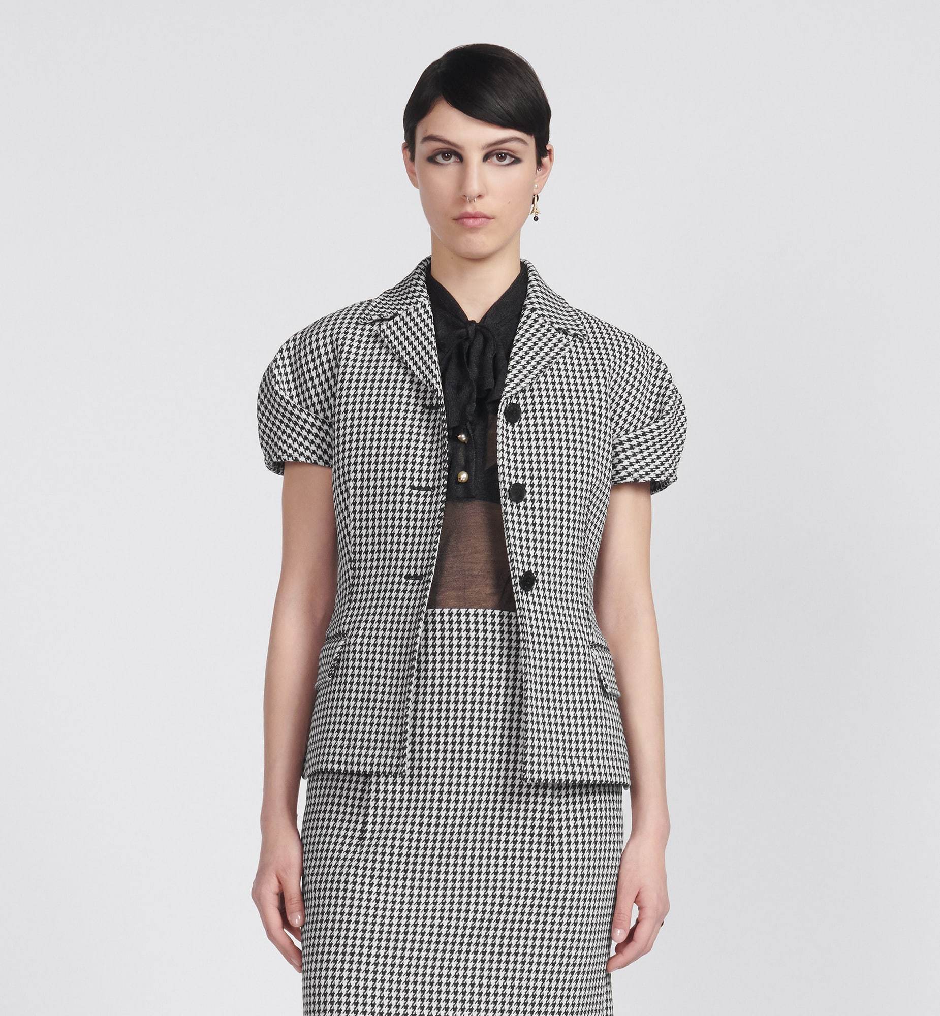 DIOR 2-IN-1 JACKET WITH PUFF SLEEVES