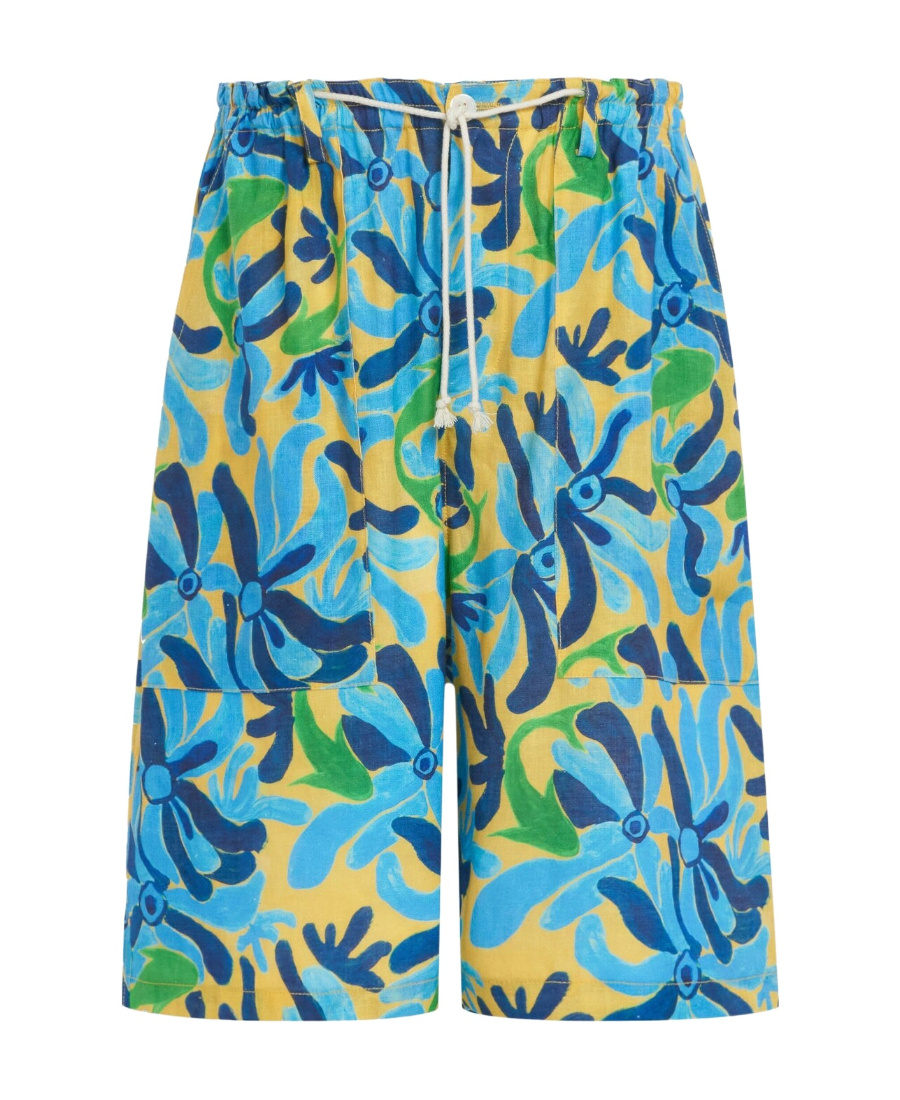 Marni No Vacancy Inn Bermuda And Short Multicolor In Blue