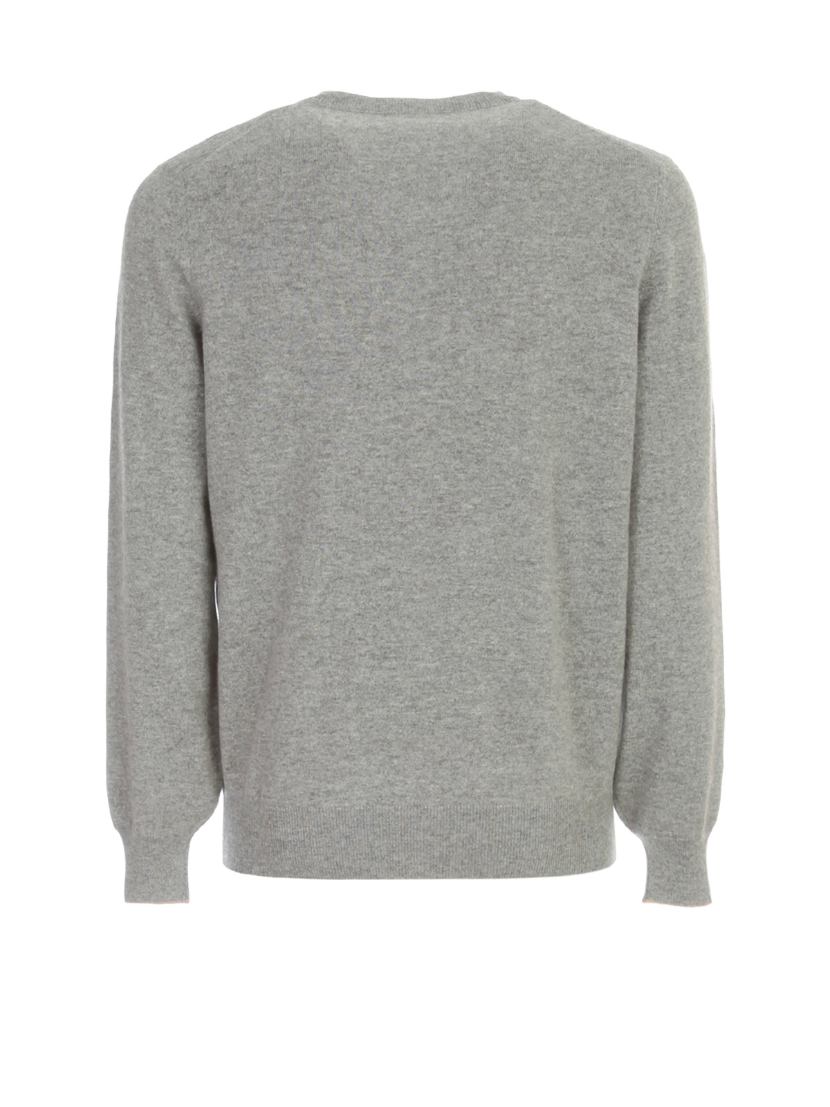 Brunello Cucinelli Crew Neck Sweater In Gray
