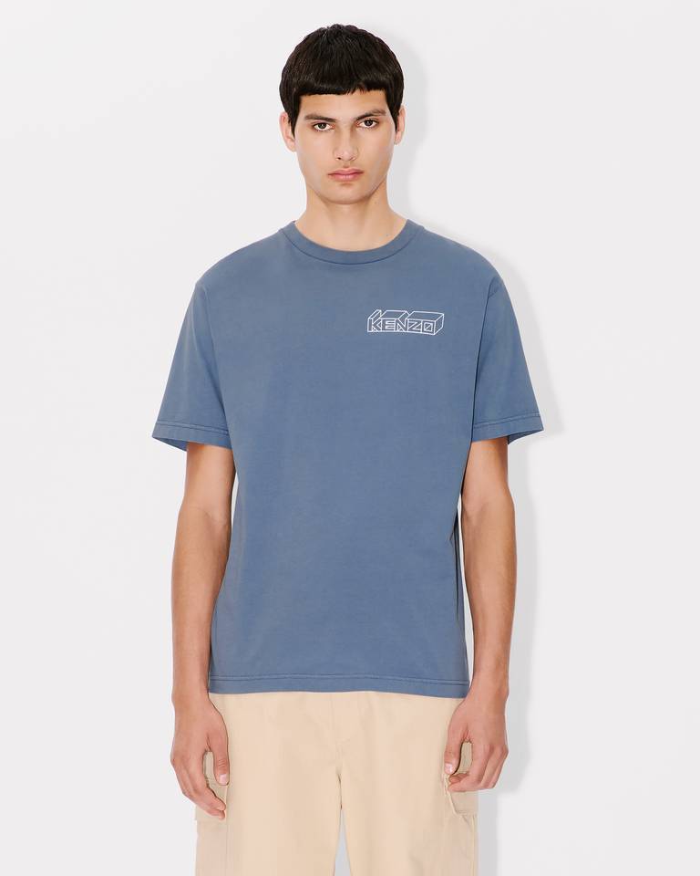 Kenzo Short-sleeved T-shirt In Blue