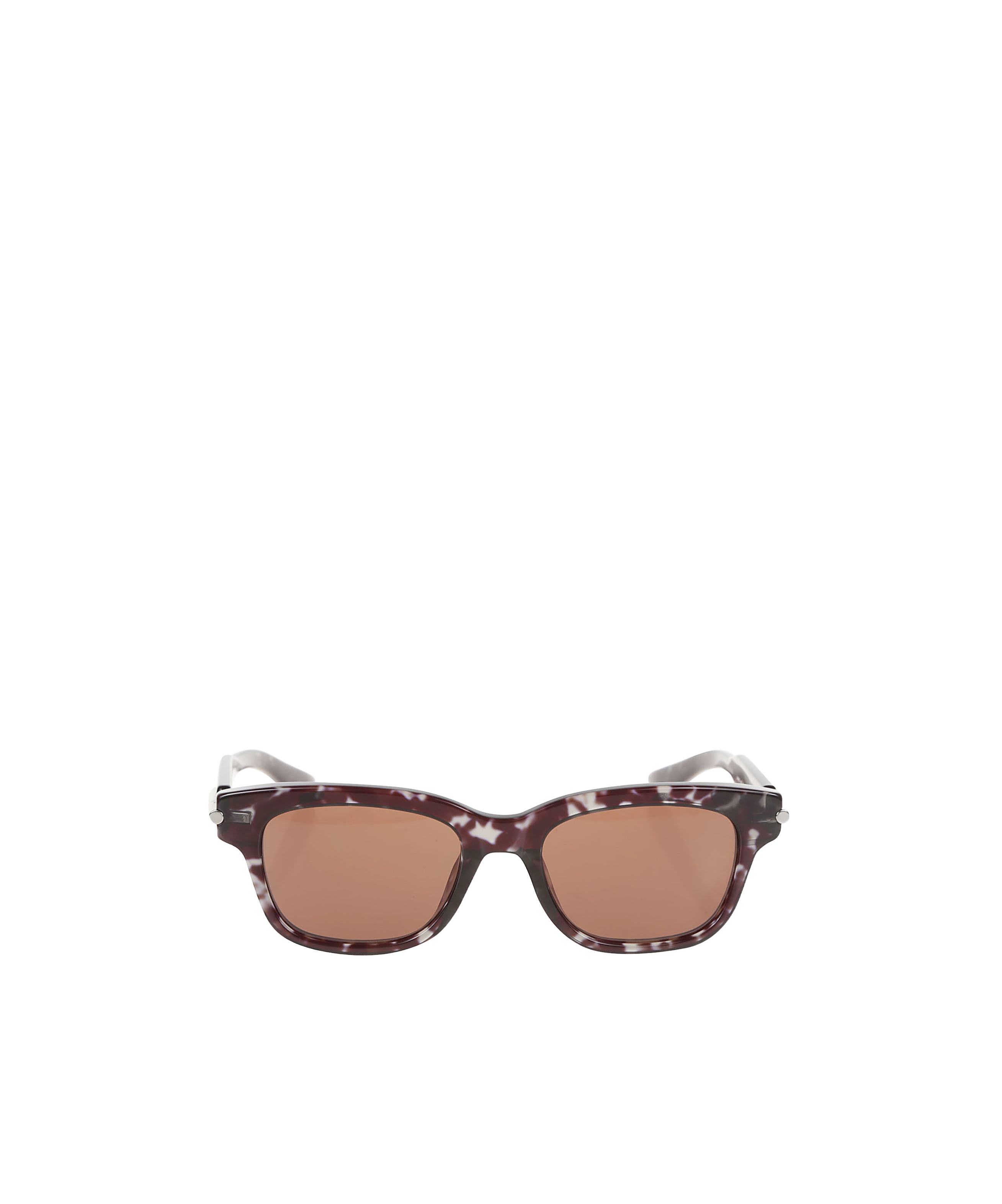 Alexander Mcqueen Rectangular Frame Sunglasses In Multicolor