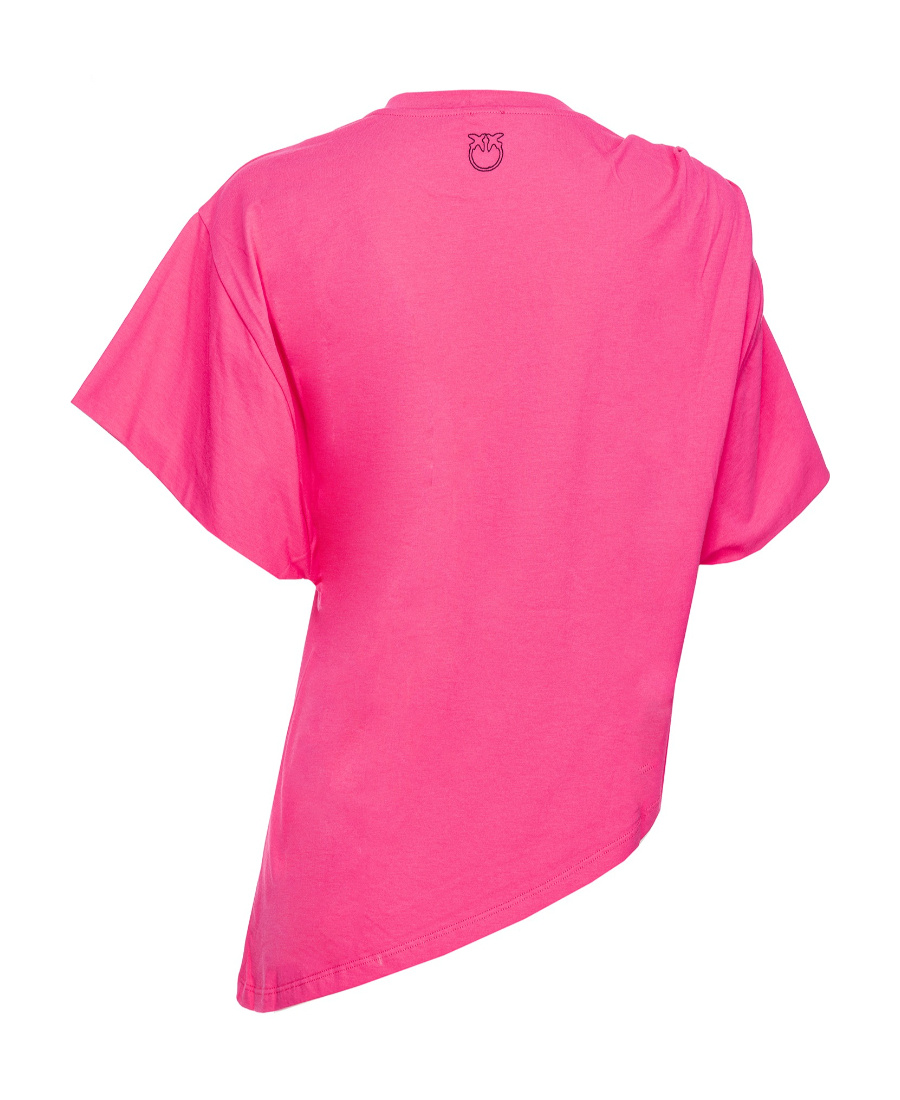 Pinko Item O-neck Short-sleeved T-shirt In Pink