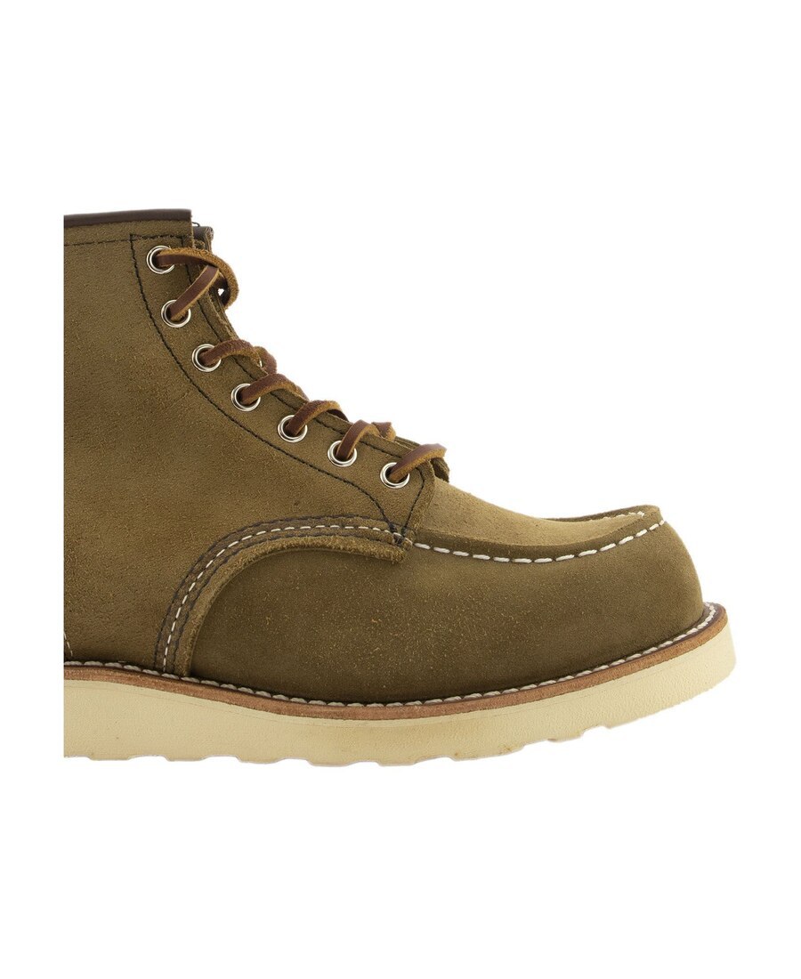 Red Wing Shoes Classic Moc Ankle Boots In Green