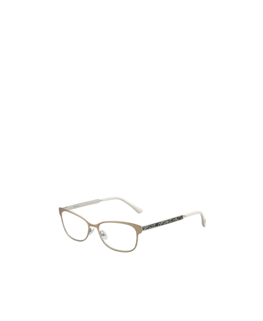 Jimmy Choo Eyewear Rectangular Frame Glasses In White