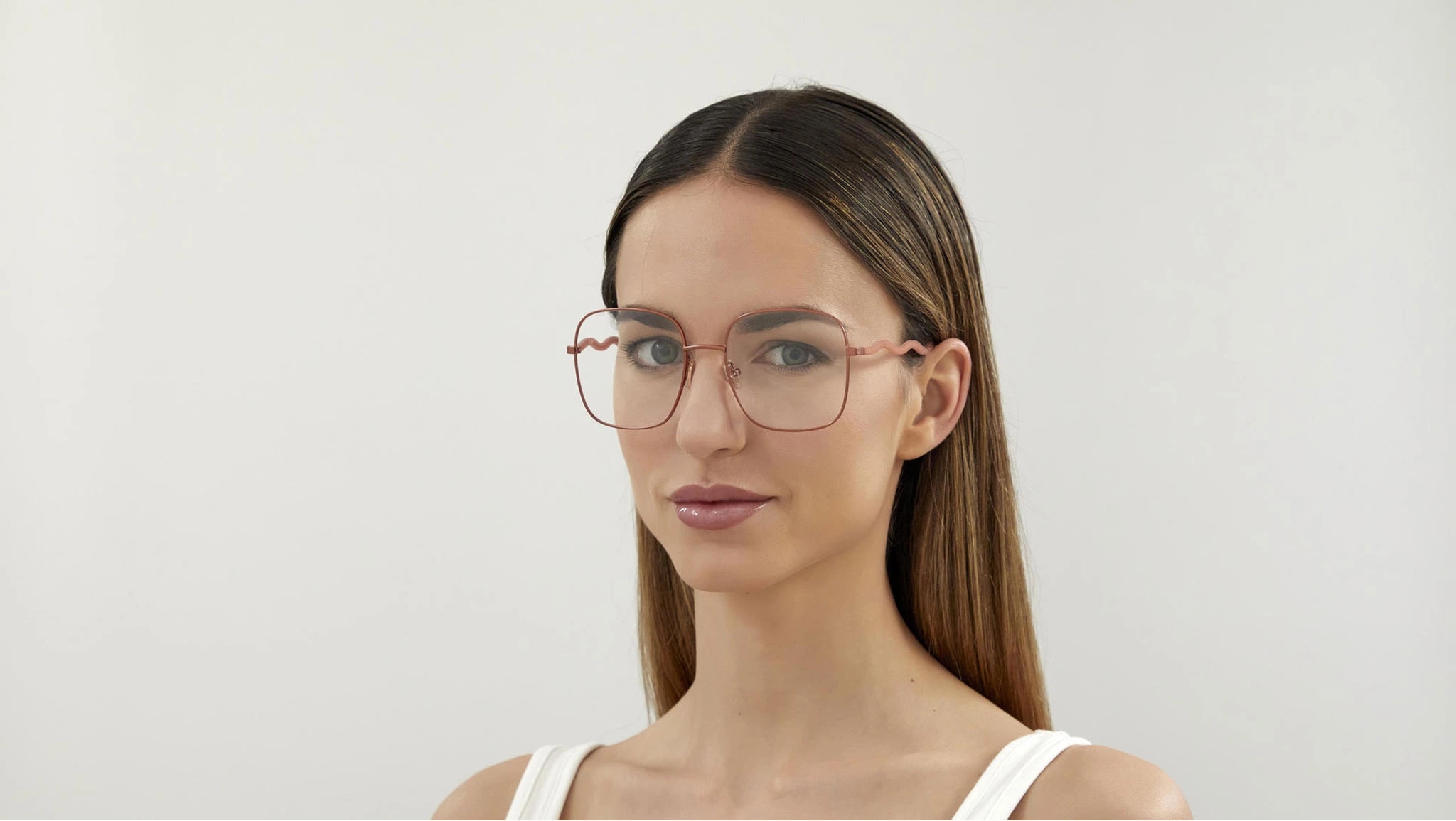 Chloé Square-frame Optical Glasses In White