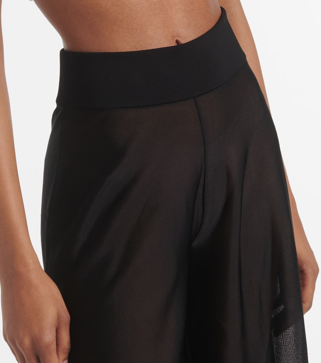 Alaïa High-rise Pants In Black