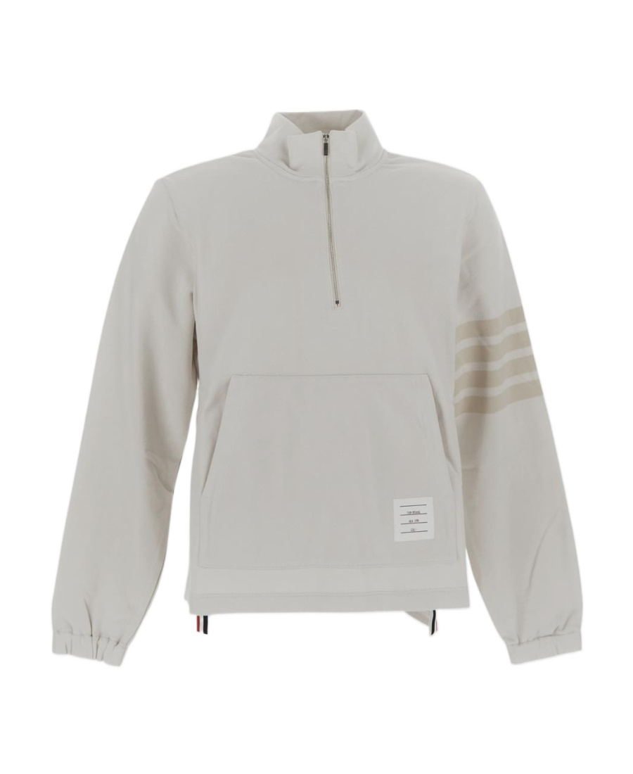 THOM BROWNE 4-BAR STRIPE HALF-ZIP SWEATSHIRT
