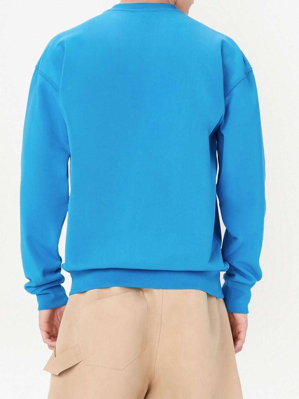 Jw Anderson Rembrandt Embroidered Sweatshirt In Blue