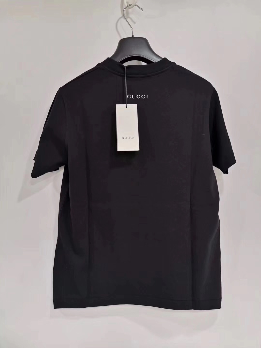 Gucci Gg Apple Logo T-shirt In Black