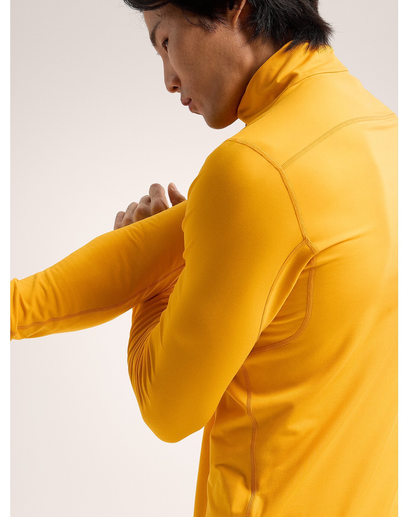 Arc'teryx Zipper Collar Sweatshirt In Yellow